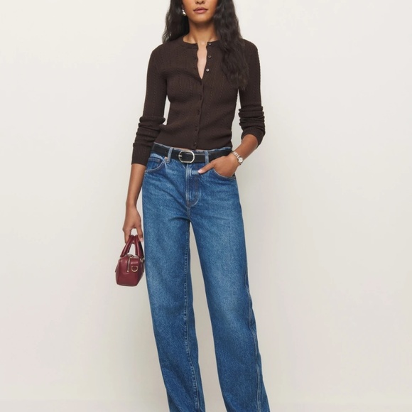 Reformation Natalie Cable Cardigan - Picture 3 of 4